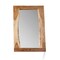 Alaterre Furniture Hairpin Natural Live Edge Media Console & 36" Mirror Set AWDD101320 - alternate 3